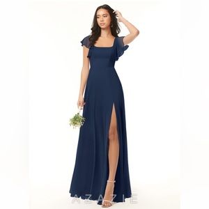 Azazie Custom Bondi Bridesmaid Dress (approx size 12/14)